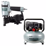 Nailer- Roofing, coil type, w/compressor
