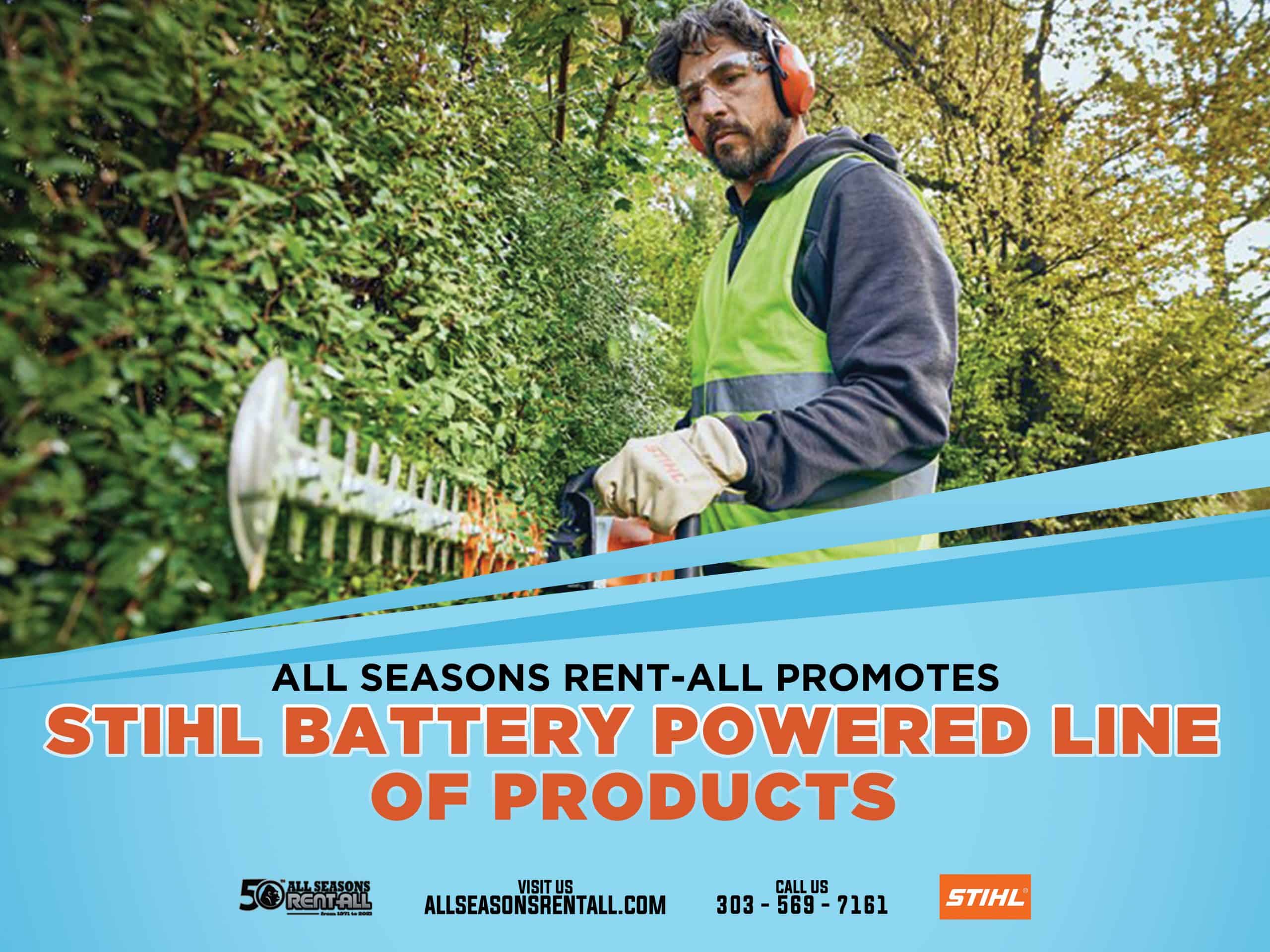 Stihl AK Series Battery Operated Line of Products All Seasons Rent All