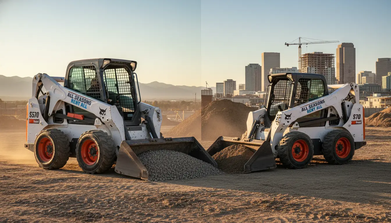 All Seasons Rent-All skid steer rental Denver equipment